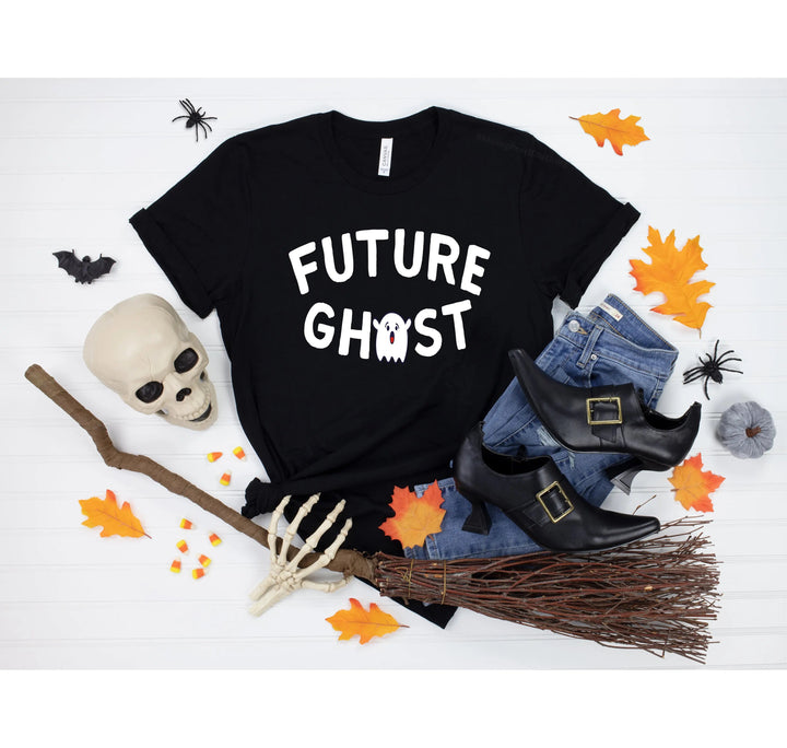 Future Ghost Crewneck Shirt | Trendy Halloween Party Graphic Shirt Cypress DTF