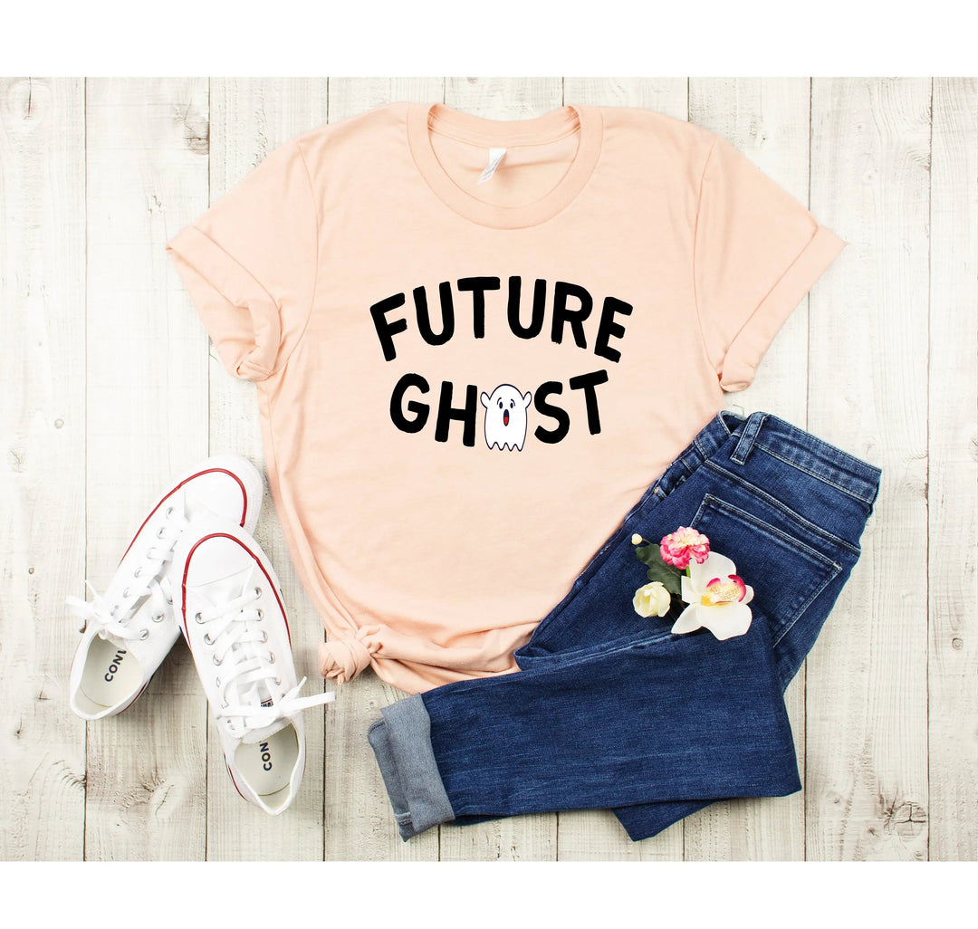 Future Ghost Crewneck Shirt | Trendy Halloween Party Graphic Shirt Cypress DTF