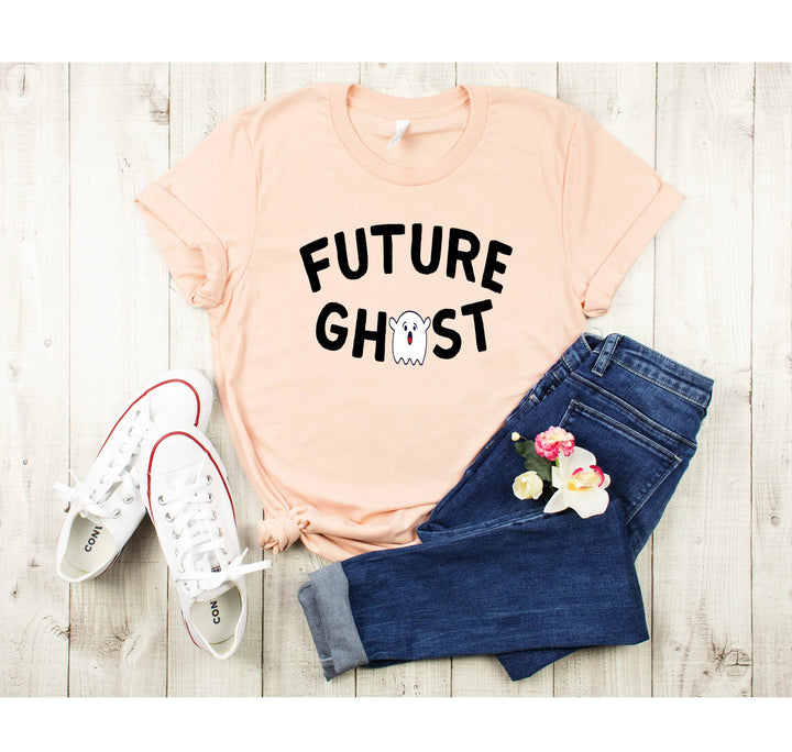 Future Ghost Crewneck Shirt | Trendy Halloween Party Graphic Shirt Cypress DTF