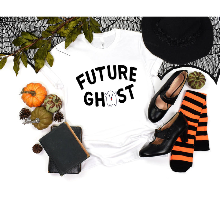 Future Ghost Crewneck Shirt | Trendy Halloween Party Graphic Shirt Cypress DTF