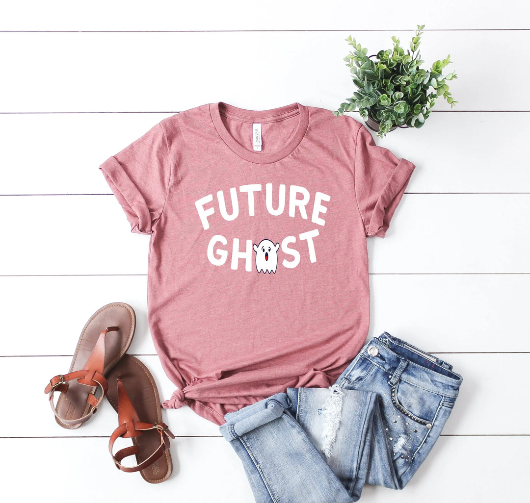 Future Ghost Crewneck Shirt | Trendy Halloween Party Graphic Shirt Cypress DTF