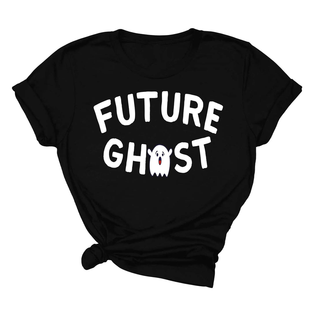 Future Ghost Crewneck Shirt | Trendy Halloween Party Graphic Shirt Cypress DTF