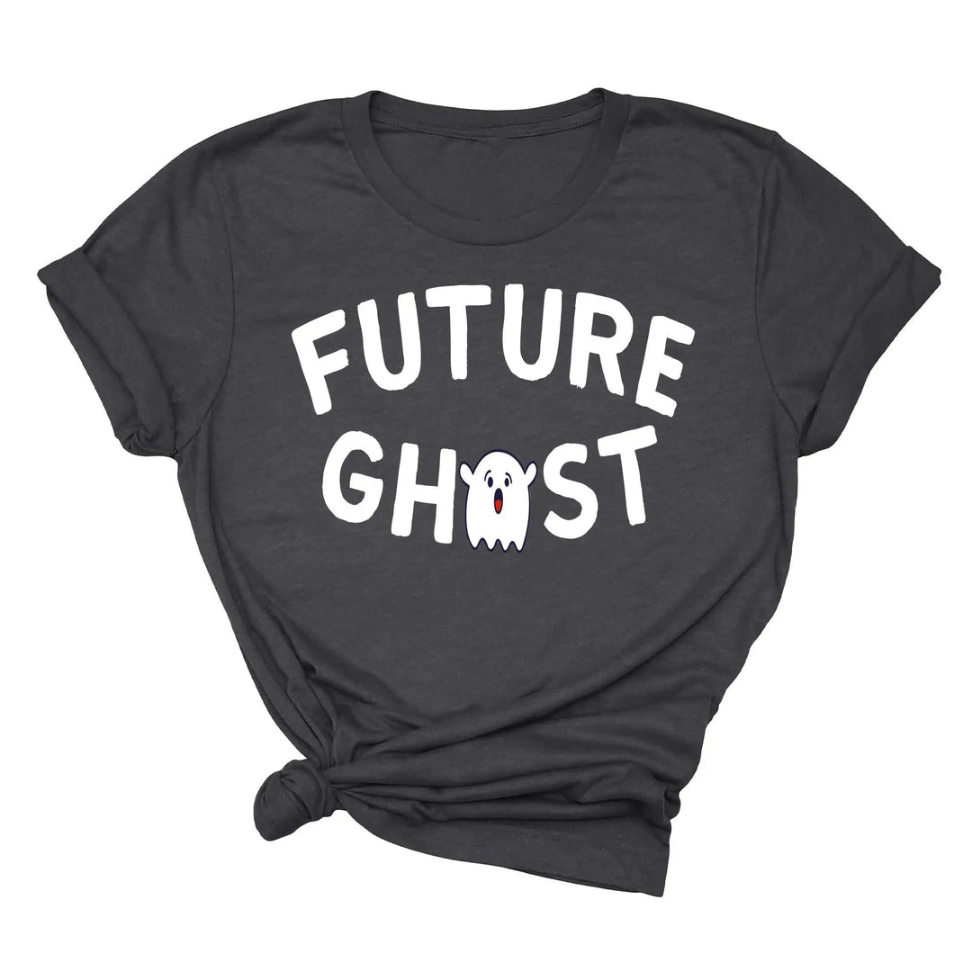 Future Ghost Crewneck Shirt | Trendy Halloween Party Graphic Shirt Cypress DTF