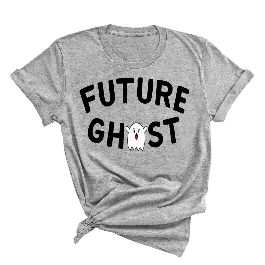 Future Ghost Crewneck Shirt | Trendy Halloween Party Graphic Shirt Cypress DTF