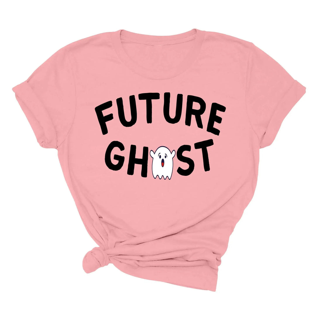 Future Ghost Crewneck Shirt | Trendy Halloween Party Graphic Shirt Cypress DTF