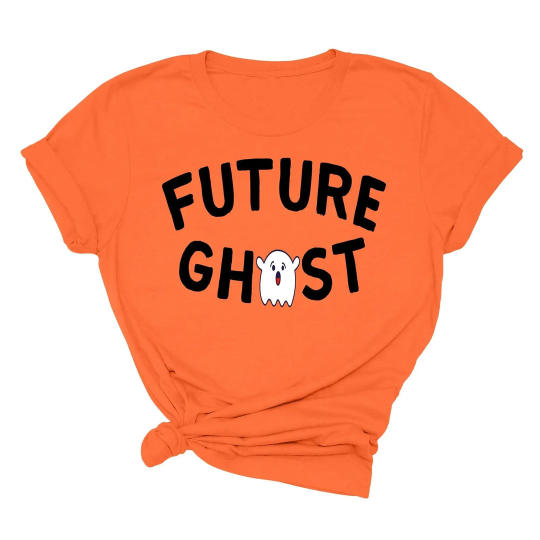 Future Ghost Crewneck Shirt | Trendy Halloween Party Graphic Shirt Cypress DTF
