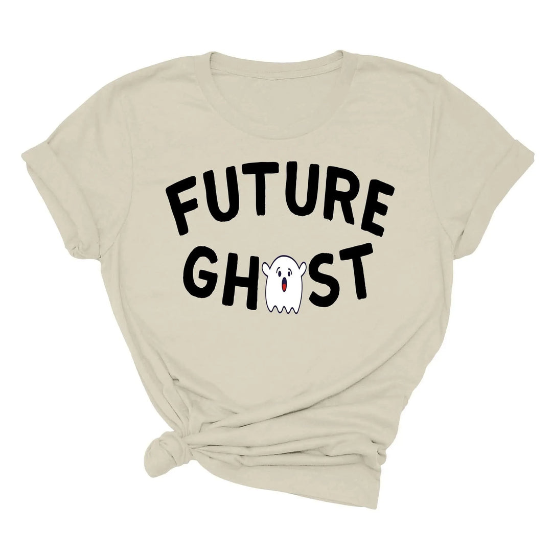 Future Ghost Crewneck Shirt | Trendy Halloween Party Graphic Shirt Cypress DTF
