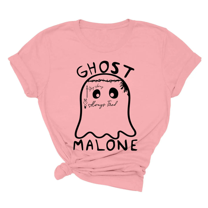 Ghost Malone Halloween Shirt | Funny Cute Ghost Tee | Matching Halloween Gift Cypress DTF