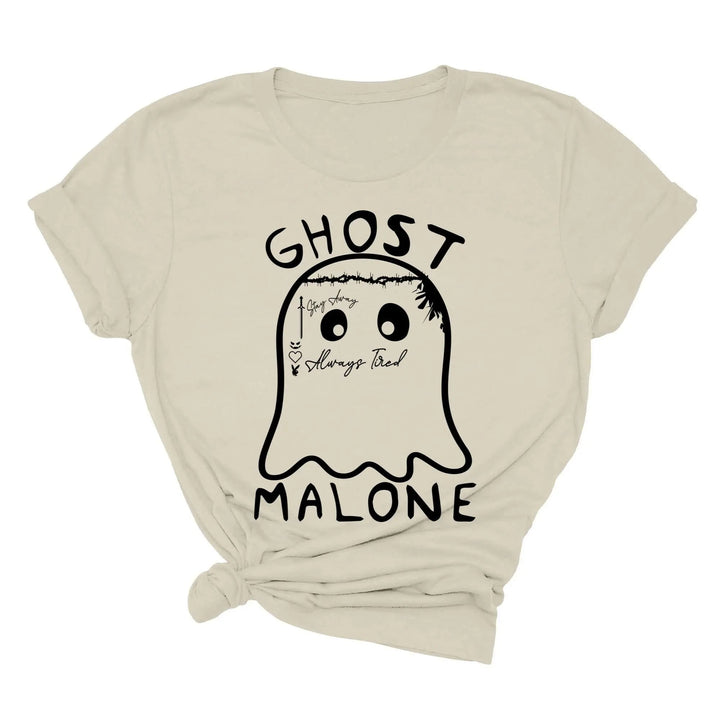 Ghost Malone Halloween Shirt | Funny Cute Ghost Tee | Matching Halloween Gift Cypress DTF