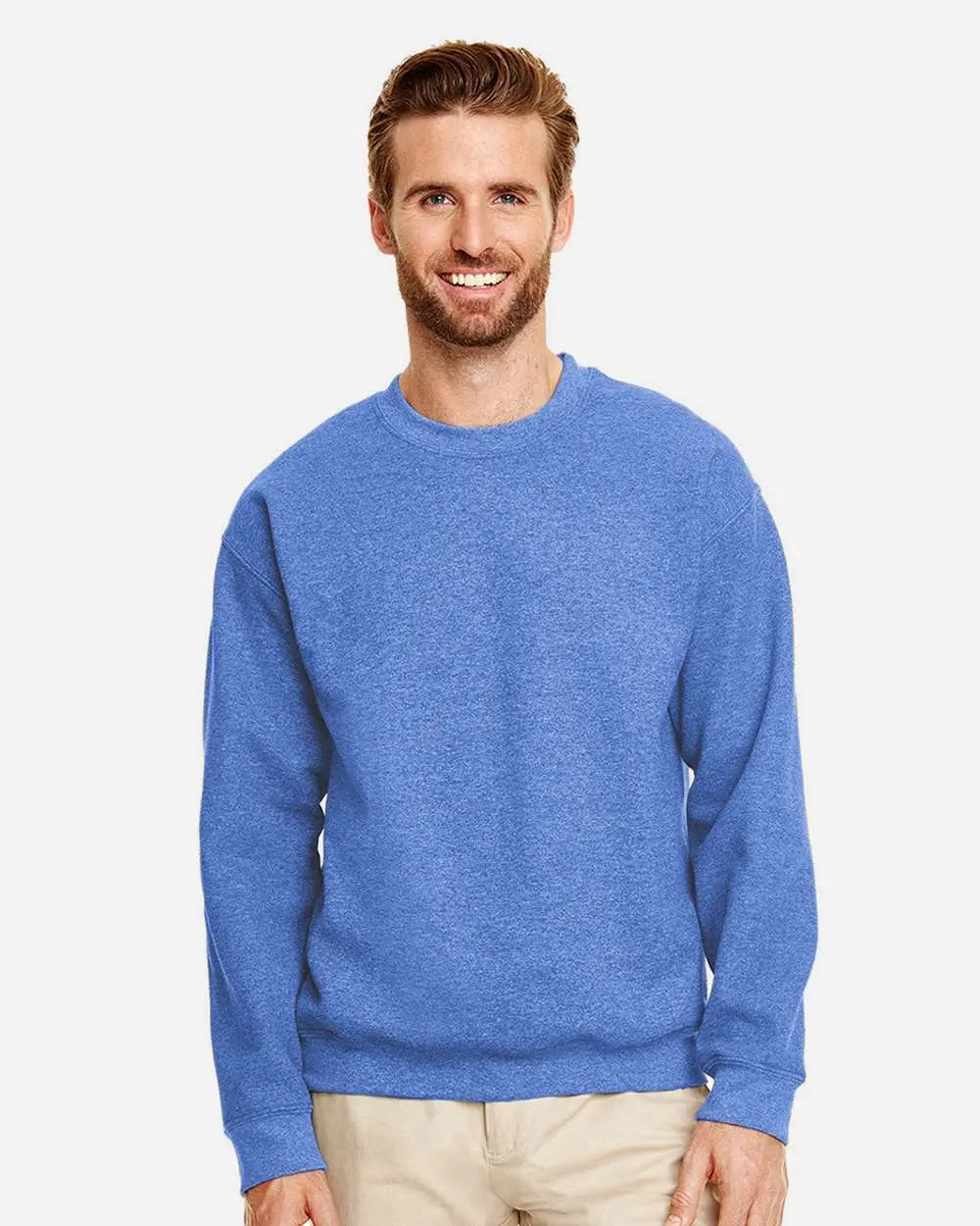 Customize Puff and Glitter Gildan Unisex Heavy Blend Crewneck Sweatshirt 18000