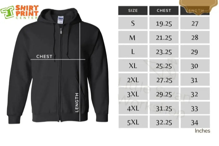 Gildan Unisex Heavy Blend™ Full-Zip Hooded Sweatshirt - 18600 Cypress DTF