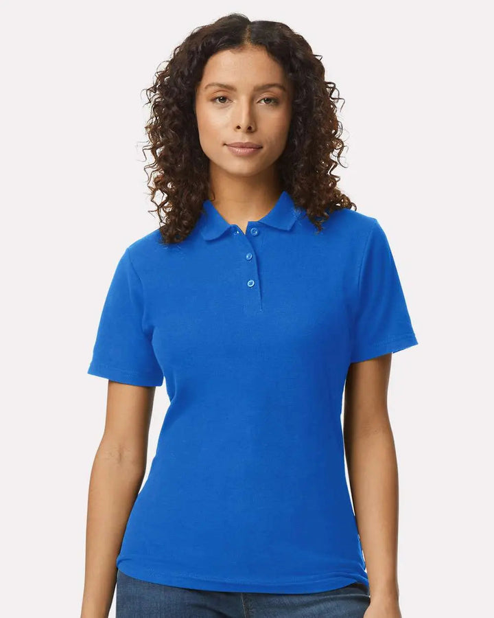 Gildan Women's Softstyle® Pique Polo - 64800L