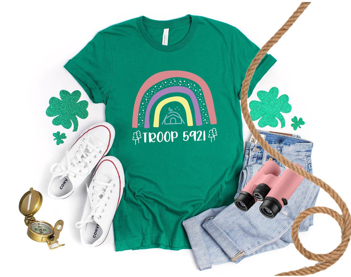 Girls Camping Shirt - Camp Tee & Troop Tshirts | Camping Girl Cypress DTF