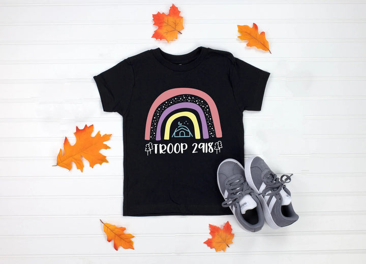 Girls Camping Shirt - Camp Tee & Troop Tshirts | Camping Girl Cypress DTF