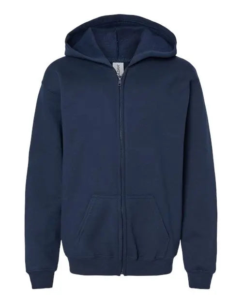 Glidan Youth Heavy Blend™ Full-Zip Hooded Sweatshirt - 18600B Cypress DTF
