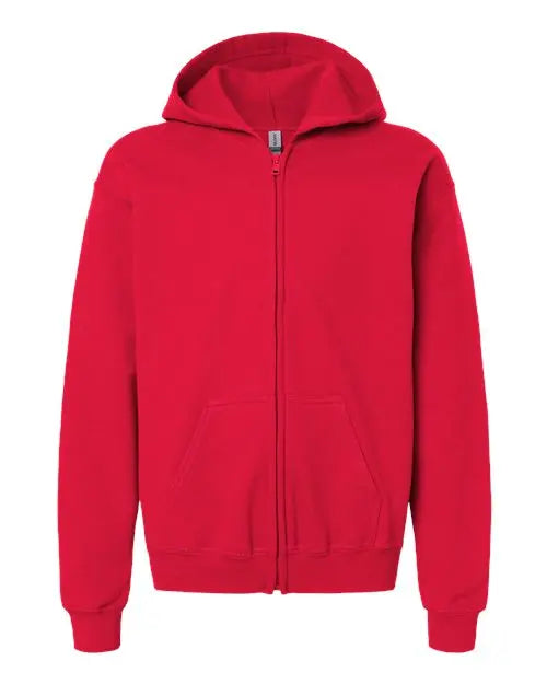 Glidan Youth Heavy Blend™ Full-Zip Hooded Sweatshirt - 18600B Cypress DTF