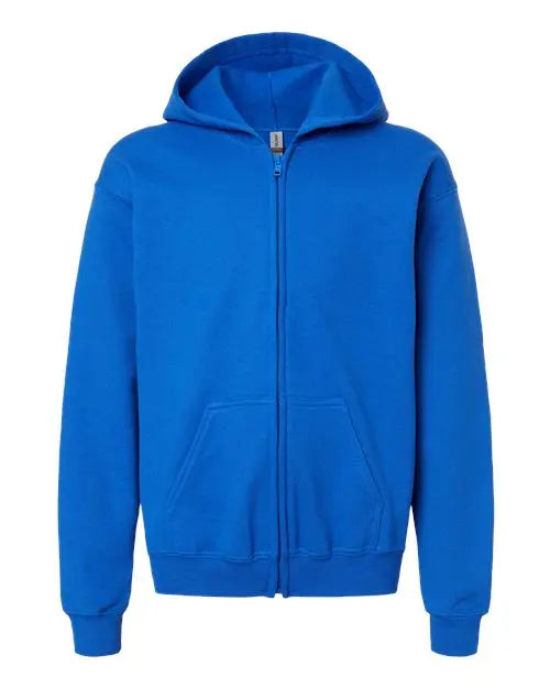 Glidan Youth Heavy Blend™ Full-Zip Hooded Sweatshirt - 18600B Cypress DTF