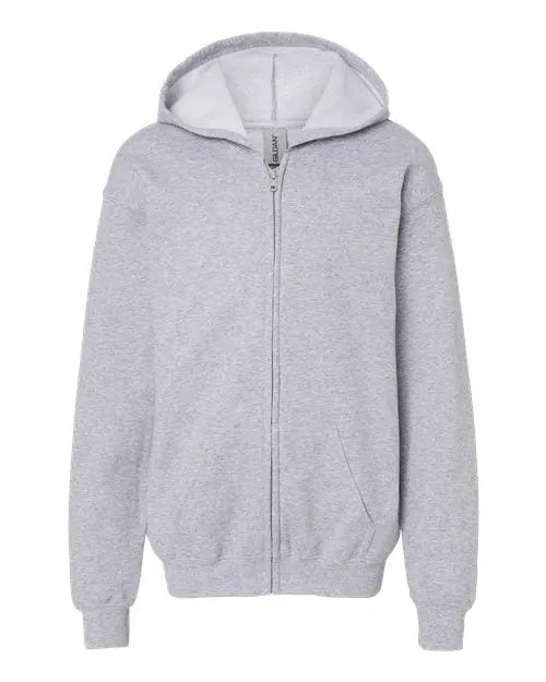 Glidan Youth Heavy Blend™ Full-Zip Hooded Sweatshirt - 18600B Cypress DTF