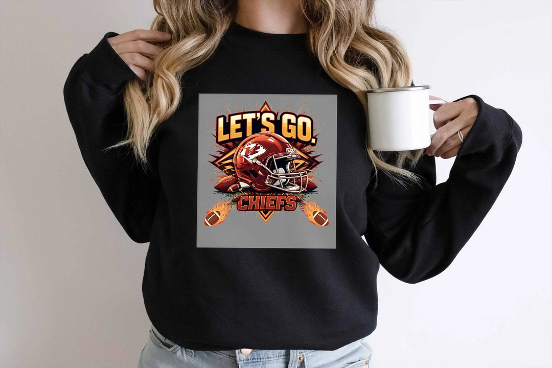 Go Chiefs DTF, Football  Ready to Press, Heat Transfer, Tshirt Tranfers