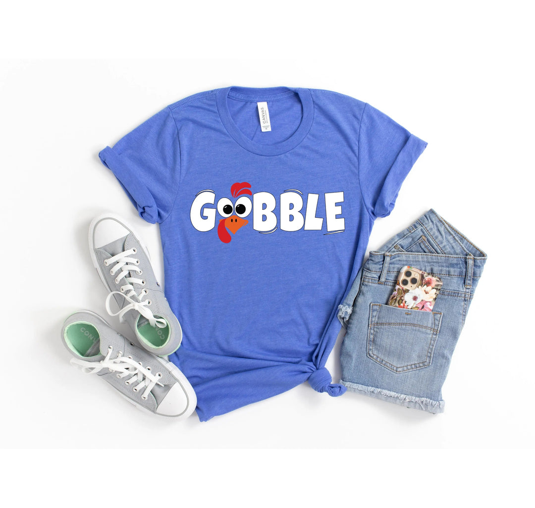 Gobble Shirt – Matching Family Thanksgiving Turkey Tee, Cute & Funny Cypress DTF