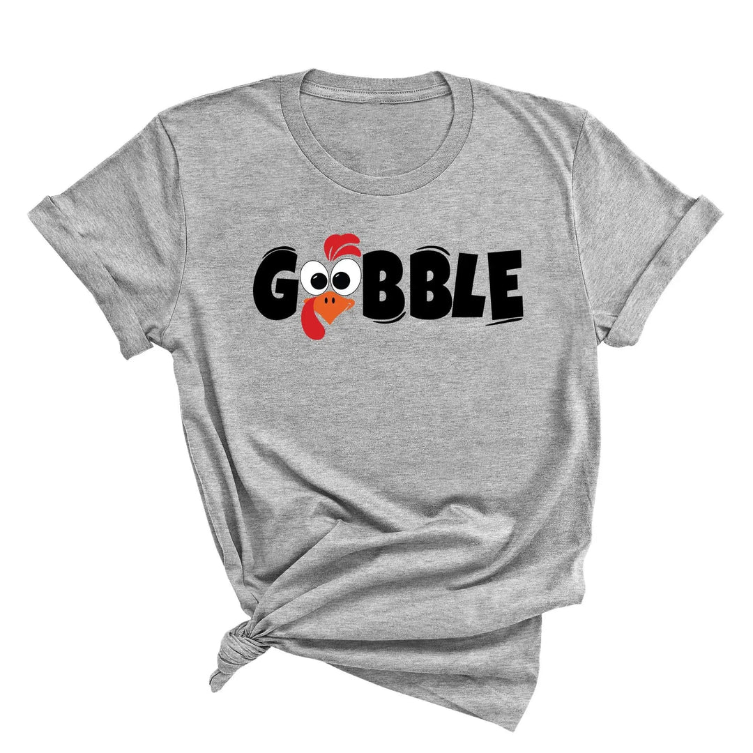 Gobble Shirt – Matching Family Thanksgiving Turkey Tee, Cute & Funny Cypress DTF