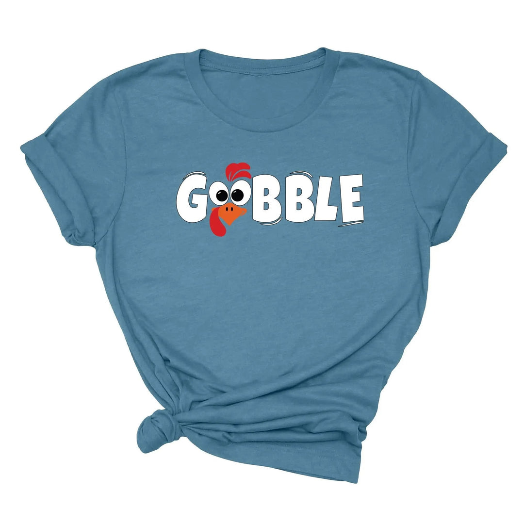 Gobble Shirt – Matching Family Thanksgiving Turkey Tee, Cute & Funny Cypress DTF