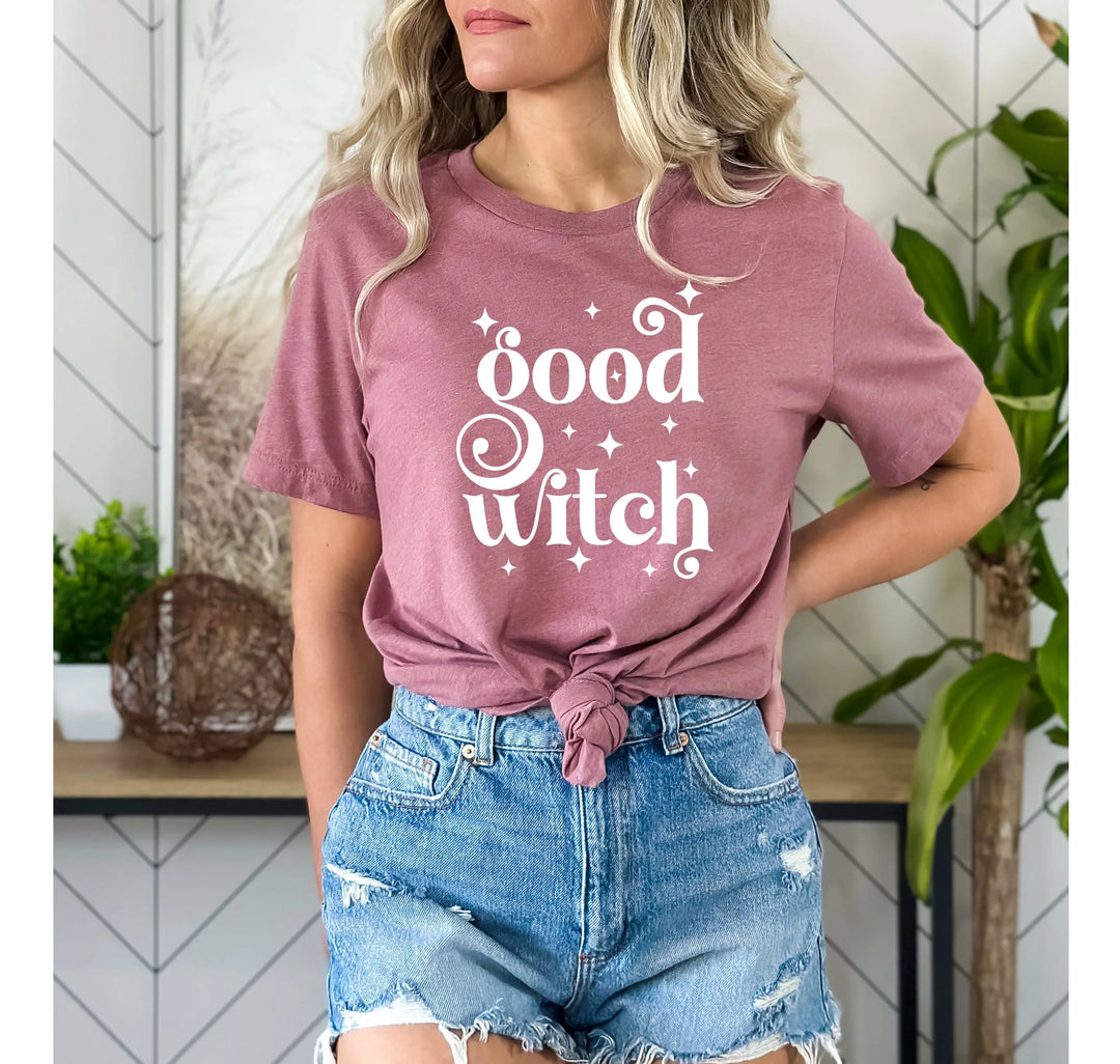 Good Witch T-Shirt – Funny Halloween Costume & Witch Vibes Family Tee Cypress DTF