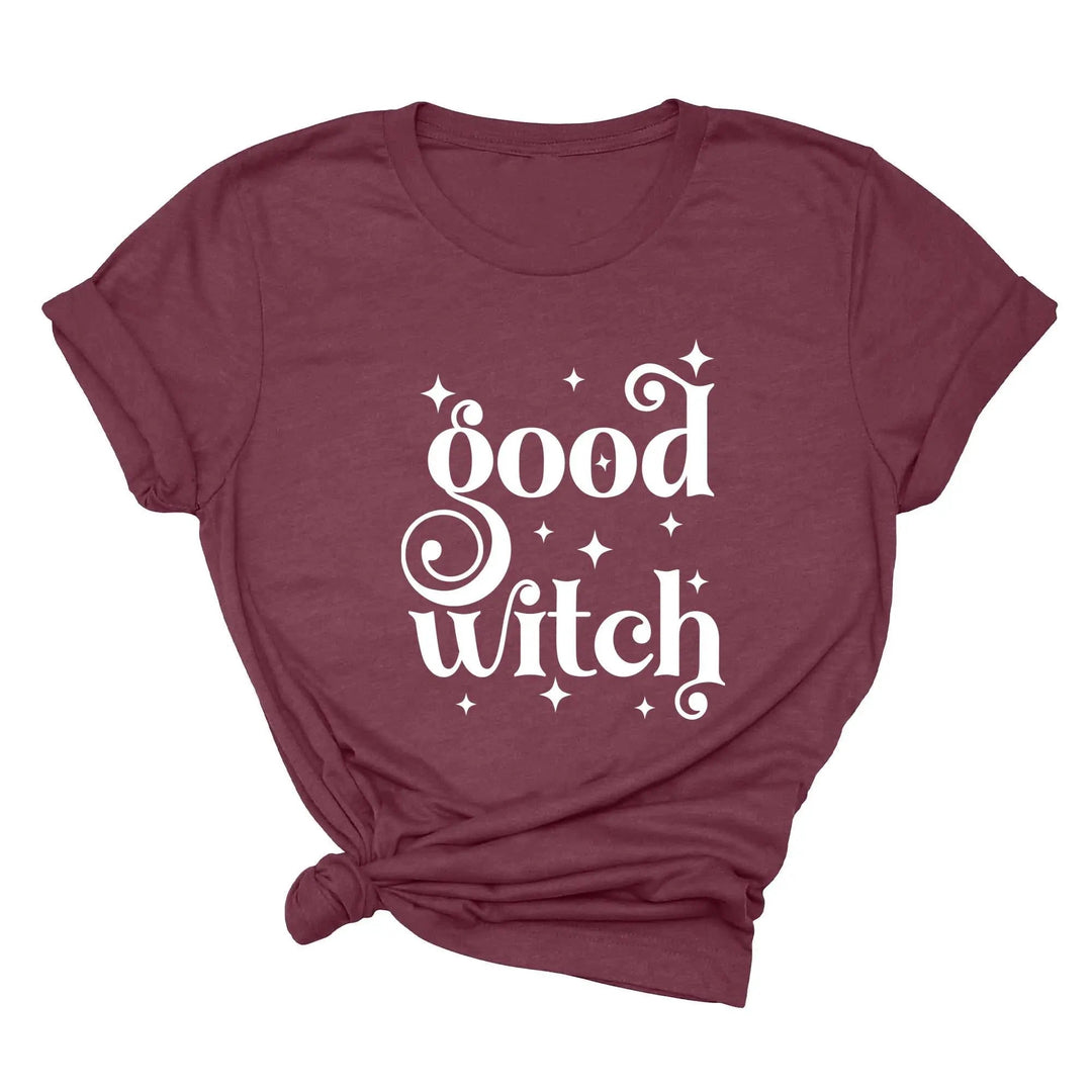 Good Witch T-Shirt – Funny Halloween Costume & Witch Vibes Family Tee Cypress DTF