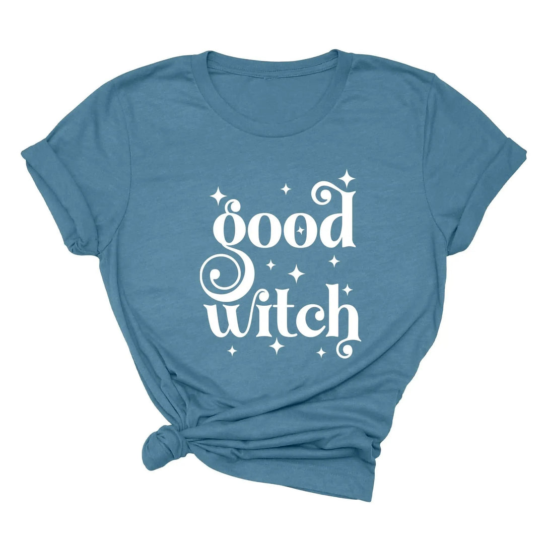 Good Witch T-Shirt – Funny Halloween Costume & Witch Vibes Family Tee Cypress DTF