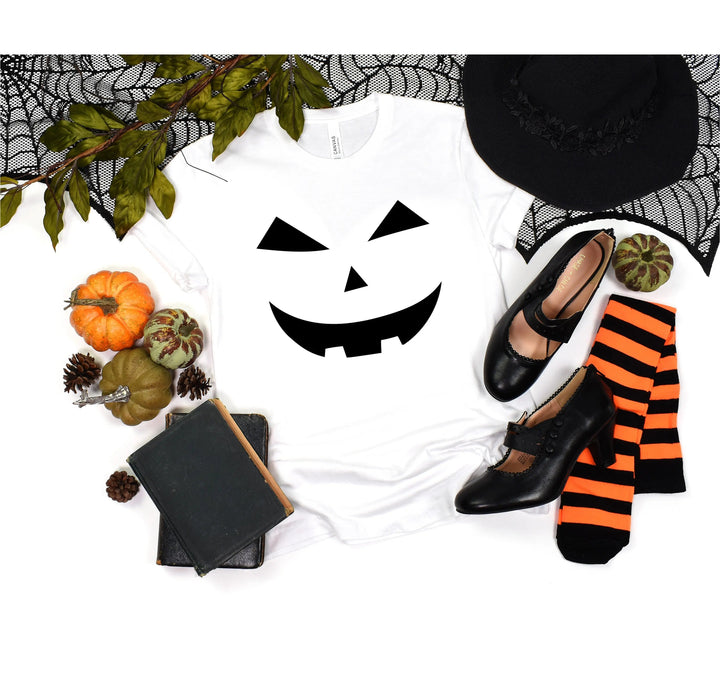 Halloween Pumpkin Shirt – Cute Jack-O-Lantern Tee for Women & Moms Cypress DTF