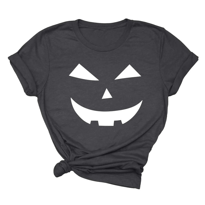 Halloween Pumpkin Shirt – Cute Jack-O-Lantern Tee for Women & Moms Cypress DTF