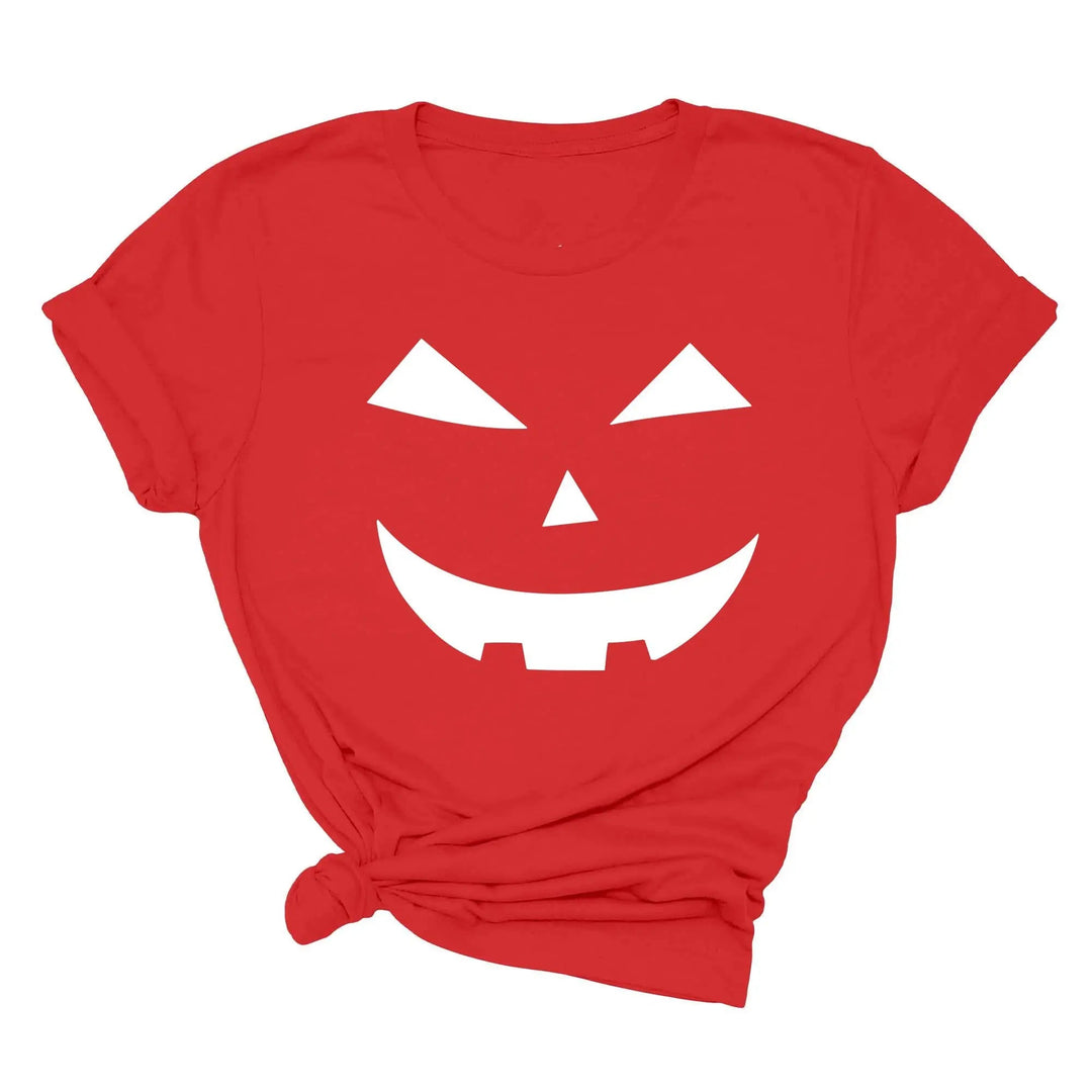 Halloween Pumpkin Shirt – Cute Jack-O-Lantern Tee for Women & Moms Cypress DTF