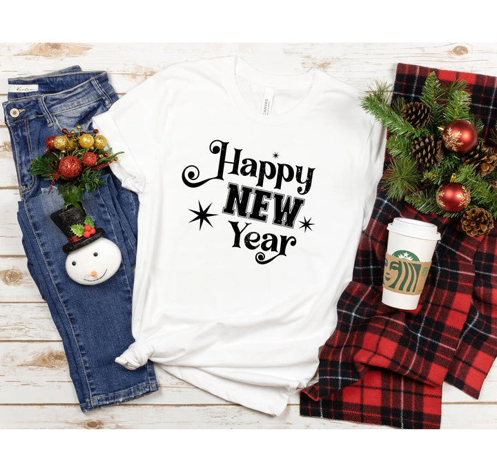 Happy New Year 2025 Shirt | Christmas Crew & Family Holiday Tees Cypress DTF