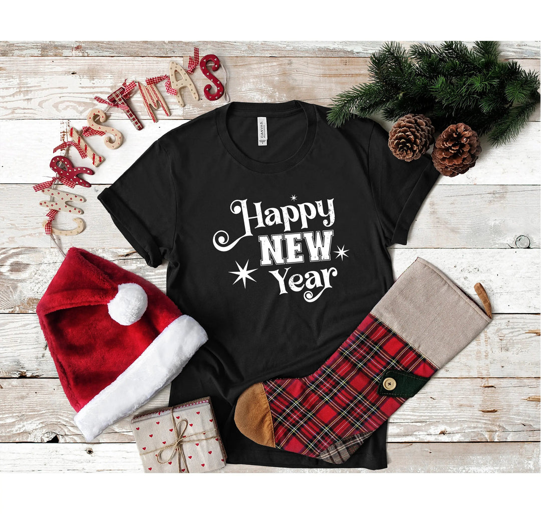 Happy New Year 2025 Shirt | Christmas Crew & Family Holiday Tees Cypress DTF