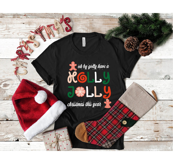 Have a Holly Jolly Christmas Shirt | Retro Family Matching Christmas Tee Cypress DTF