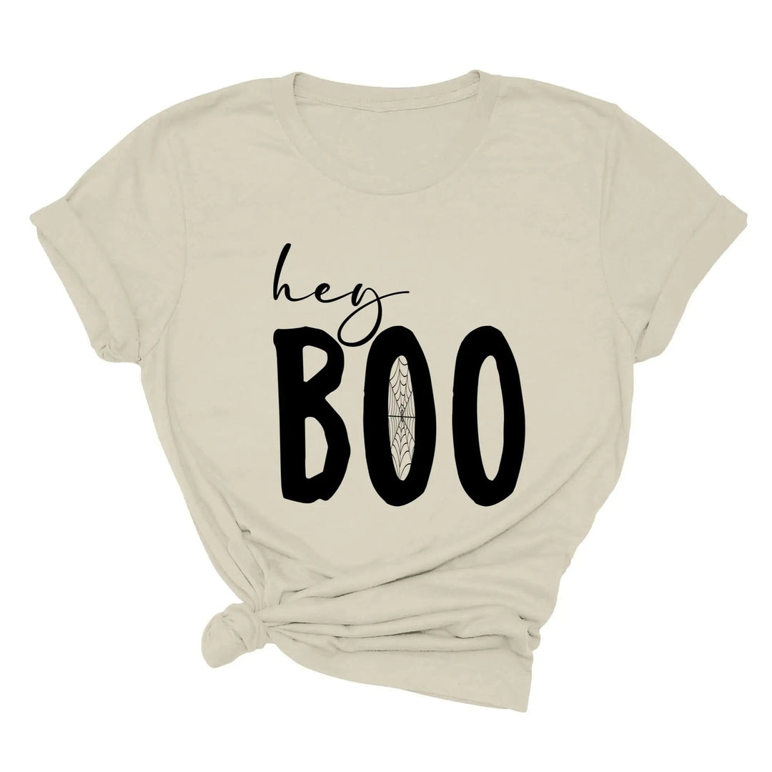 Hey Boo Shirt | Cute Halloween Party Shirt Cypress DTF