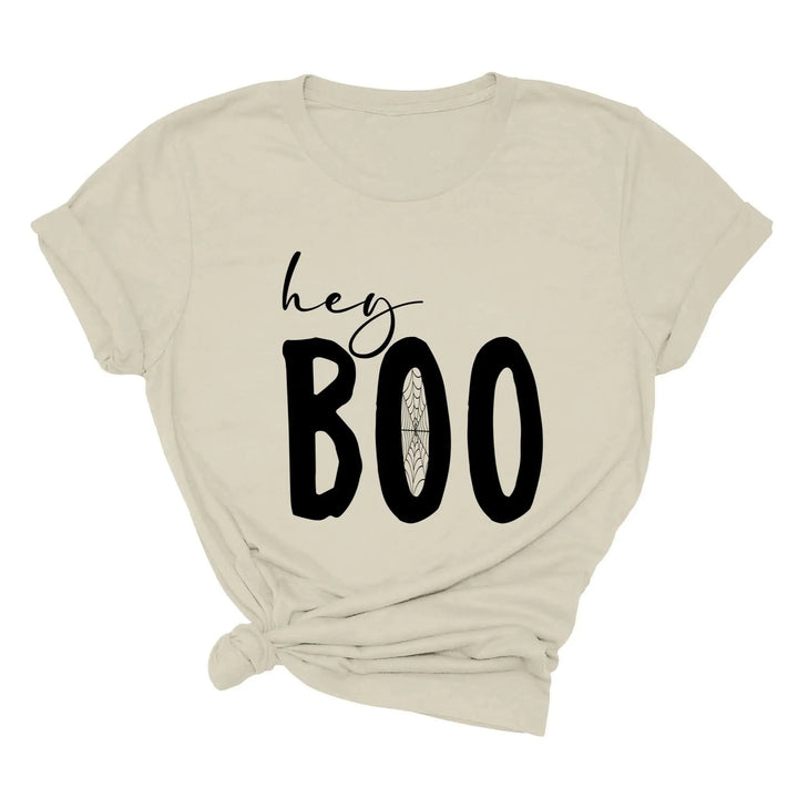 Hey Boo Shirt | Cute Halloween Party Shirt Cypress DTF