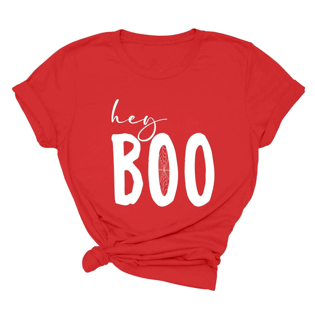 Hey Boo Shirt | Cute Halloween Party Shirt Cypress DTF