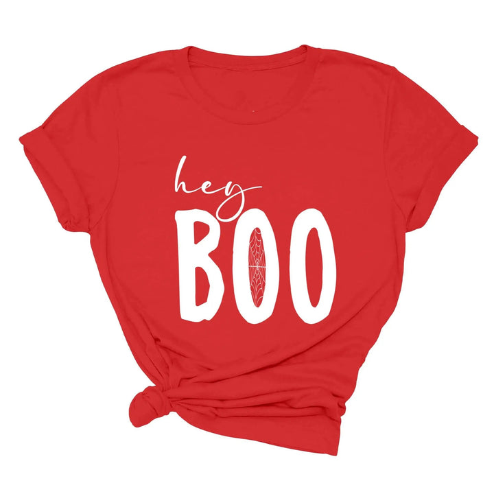 Hey Boo Shirt | Cute Halloween Party Shirt Cypress DTF