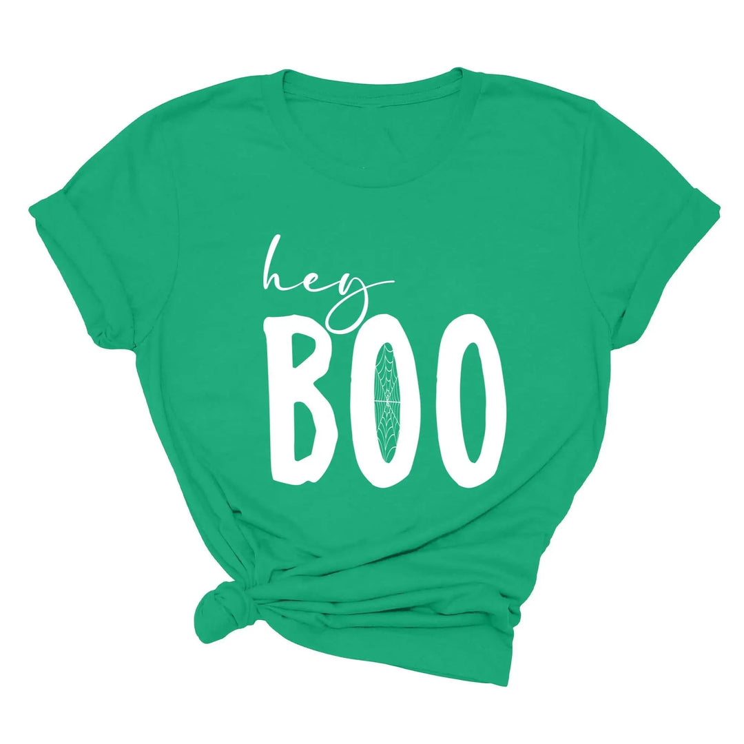 Hey Boo Shirt | Cute Halloween Party Shirt Cypress DTF