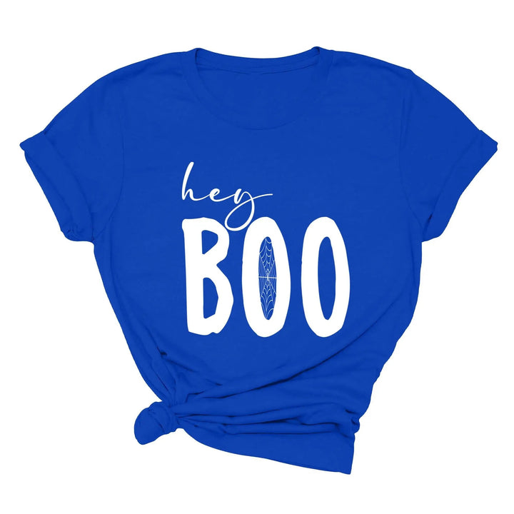 Hey Boo Shirt | Cute Halloween Party Shirt Cypress DTF