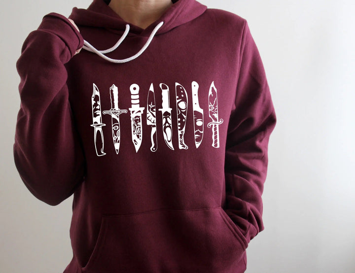 Horror Movie Knives Hoodie - Michael Myers & Halloween Theme Cypress DTF