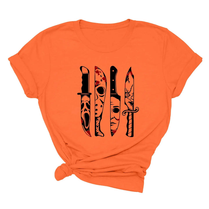 Horror Movies Tshirt | Spooky Serial Killer Halloween Shirt Cypress DTF