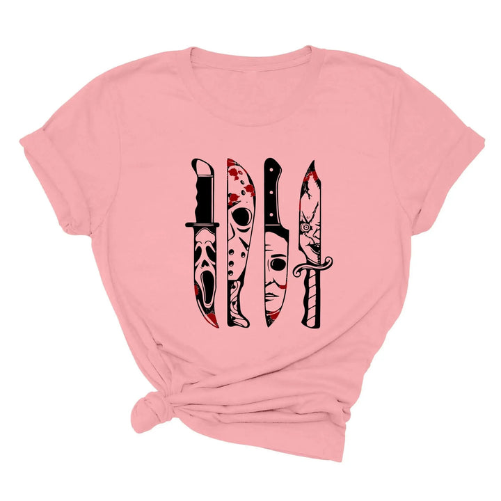 Horror Movies Tshirt | Spooky Serial Killer Halloween Shirt Cypress DTF