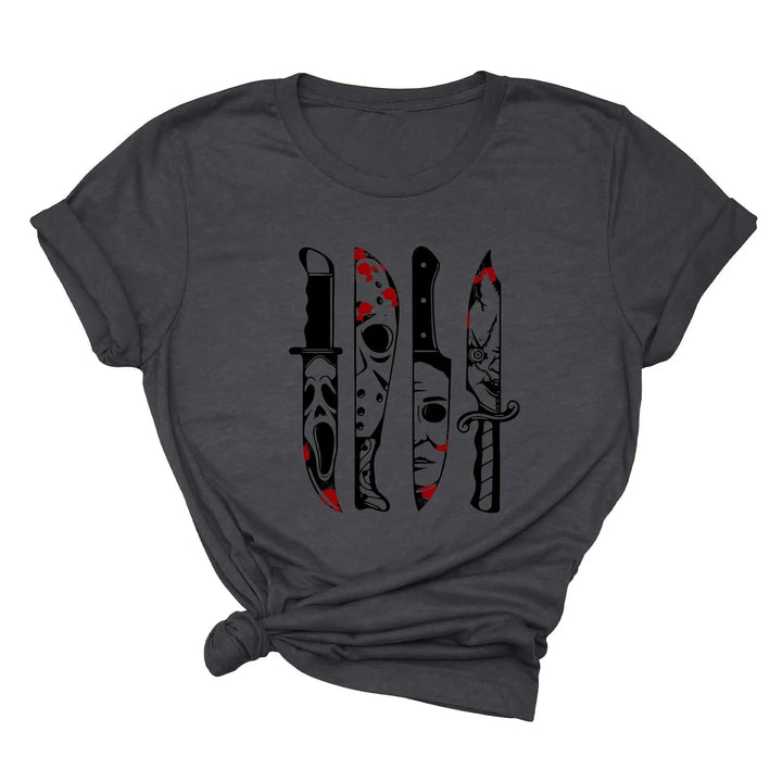 Horror Movies Tshirt | Spooky Serial Killer Halloween Shirt Cypress DTF