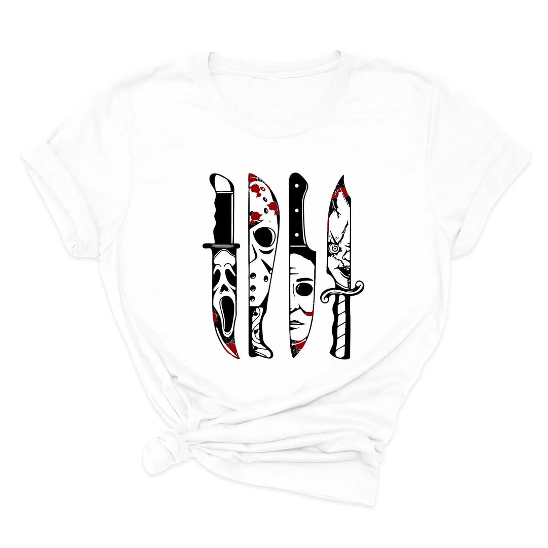 Horror Movies Tshirt | Spooky Serial Killer Halloween Shirt Cypress DTF