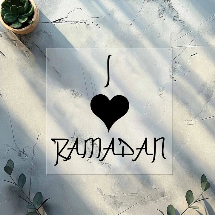 "I Love Ramadan" Dtf Transfers | Islamic Home Decor | Ramadan Gift Dtf Transfers