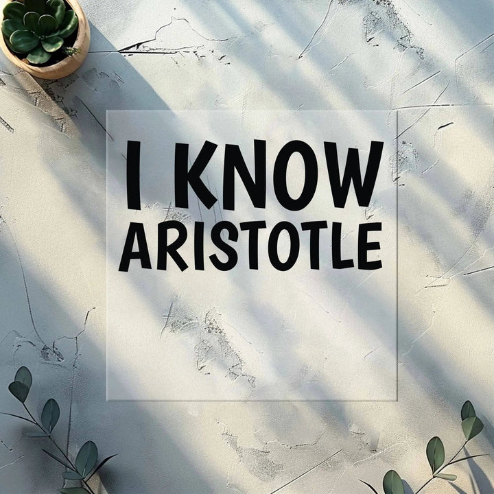 I know aristotle  DTF Transfers