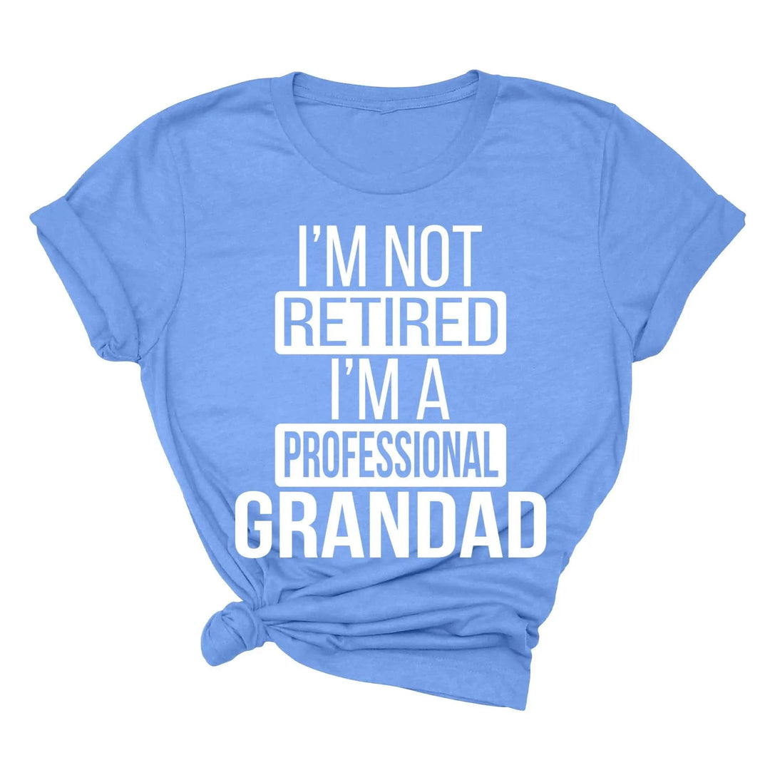 I'm Not Retired, I'm a Professional Grandad - Funny Gift Tee Cypress DTF