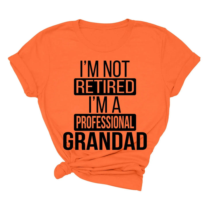 I'm Not Retired, I'm a Professional Grandad - Funny Gift Tee Cypress DTF